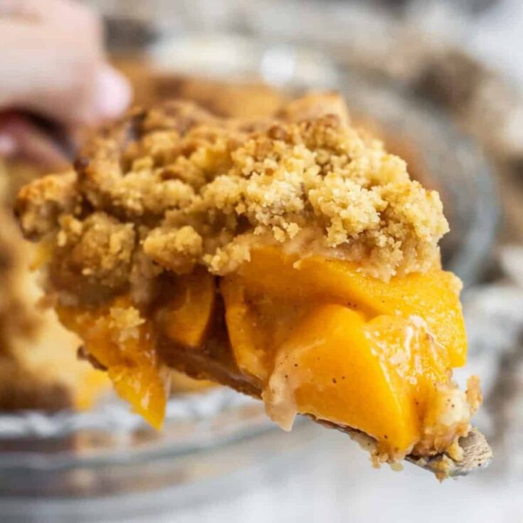 Image for Canned Peach Pie Recipe with Streusel