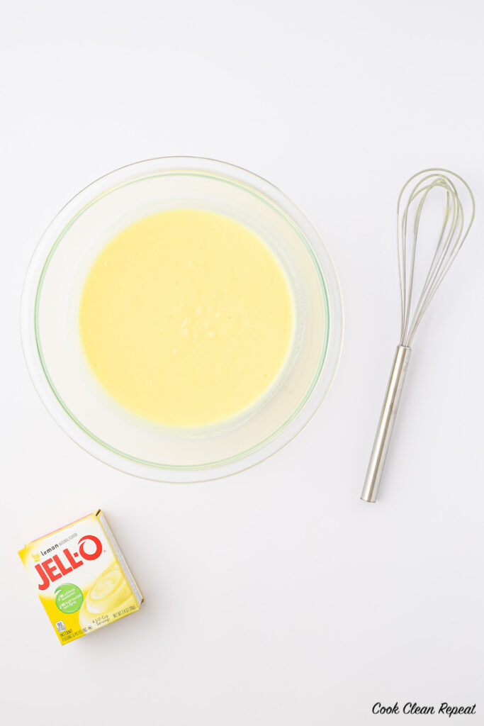 prepared Lemon pudding