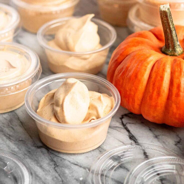 Image for Easy Pumpkin Pie Pudding Shots (Alcoholic Pudding Shots)