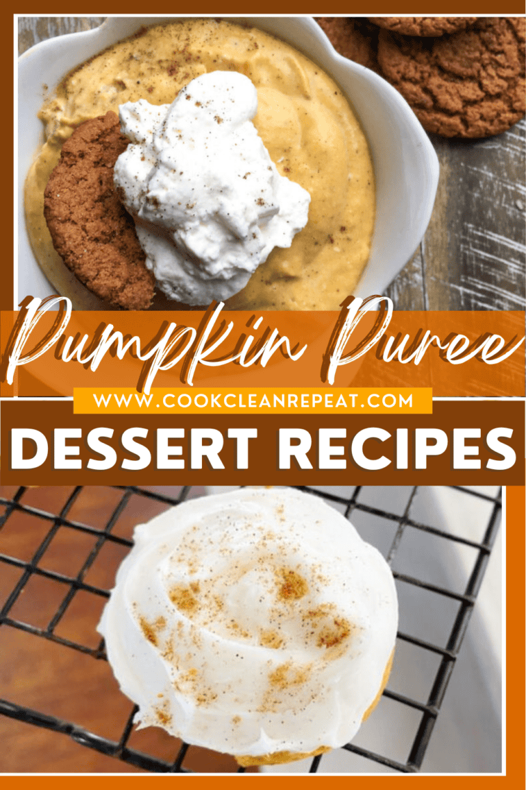 Pumpkin Puree Dessert Recipes - Cook Clean Repeat