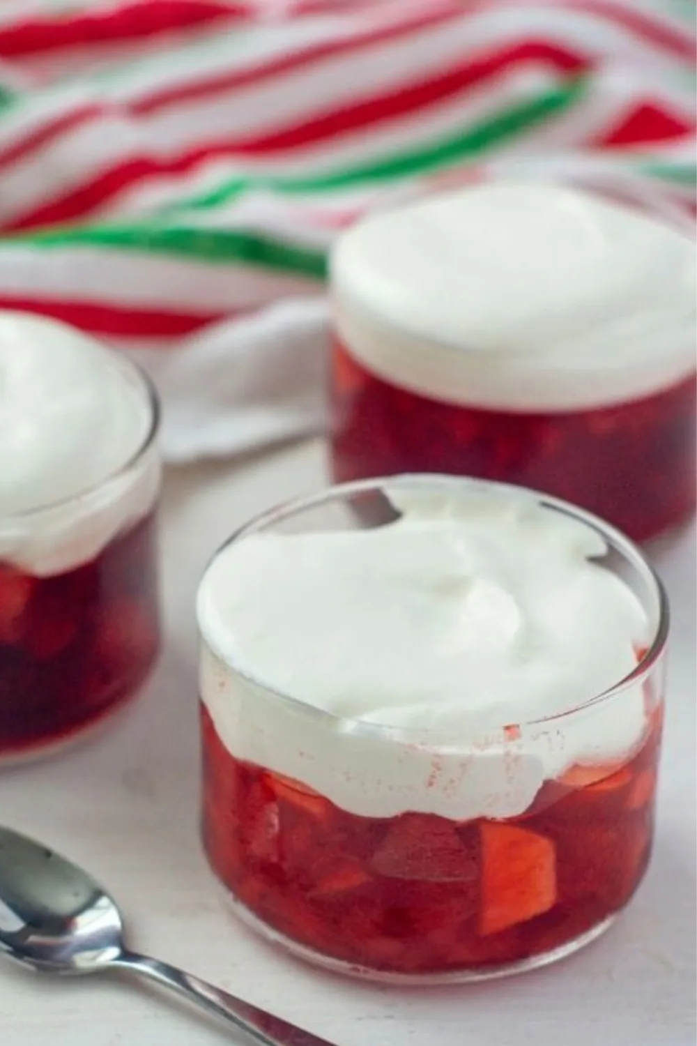 Creamy Strawberry Jello Mold - Belly Full