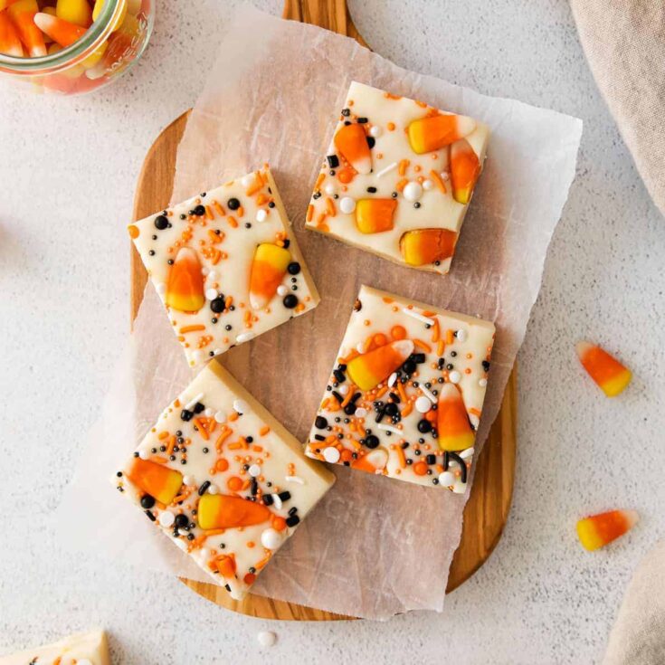 Image for Microwave Fudge with Candy Corn