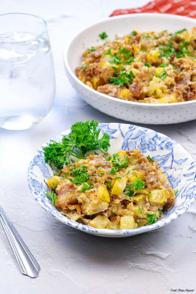 Thanksgiving Squash Casserole - Cook Clean Repeat