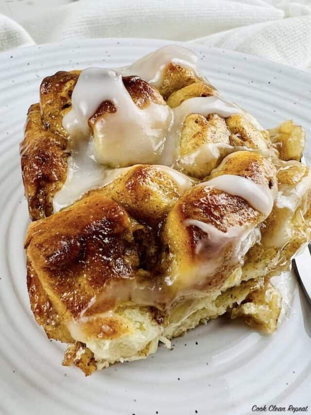 a look at a serving of the finished recipe on a plate ready to eat