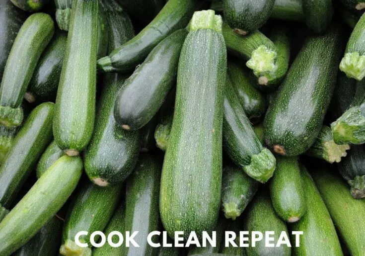 How To Clean Young Zucchini