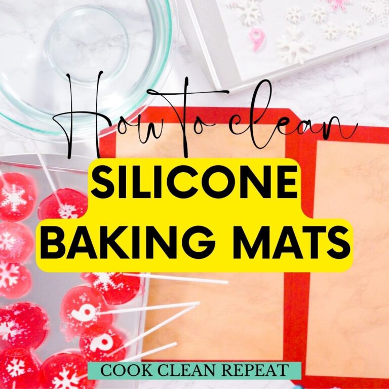 How to clean Silicone Baking Mats