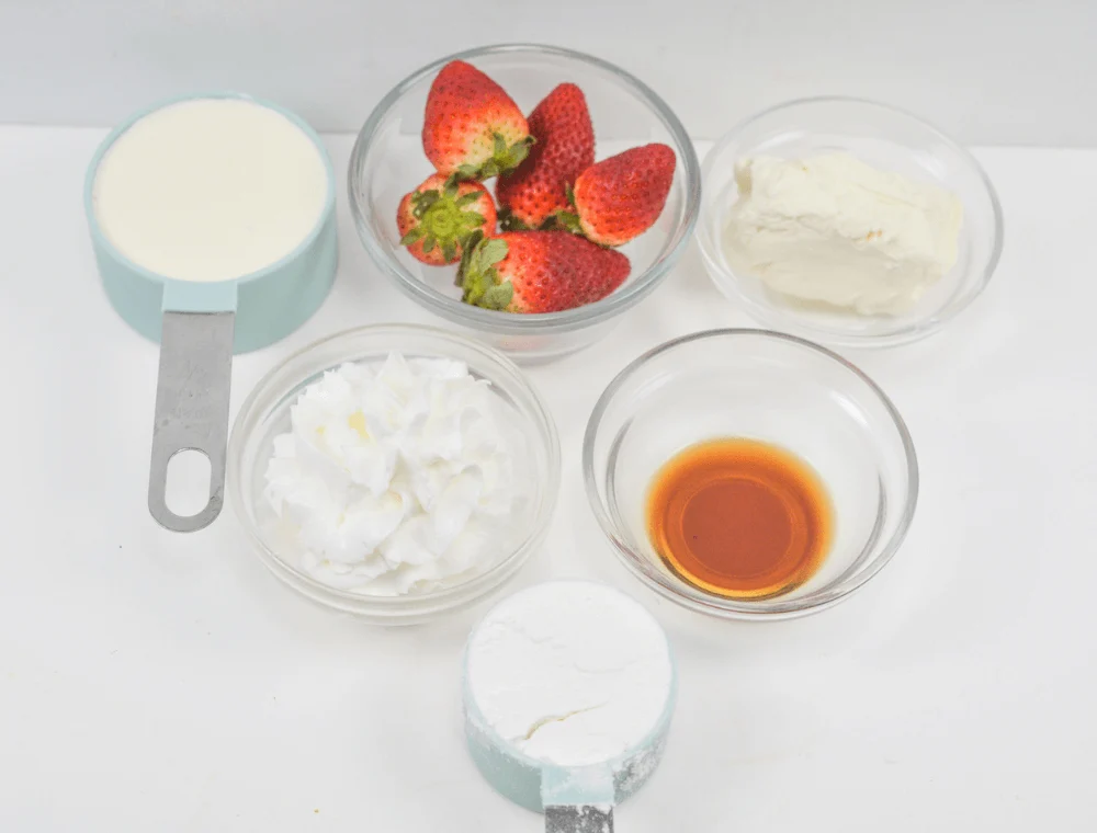 strawberry cheesecake dessert ingredients