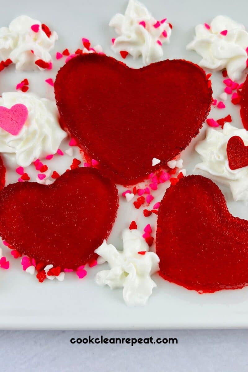 Valentine's Day Jello Jigglers Cook Clean Repeat