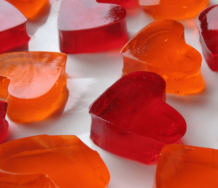 heart shaped valentines jello ideas