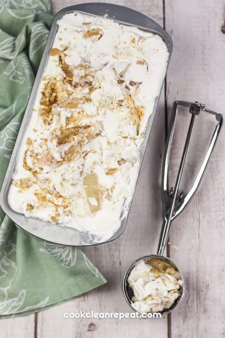 Apple Pie Ice Cream Recipe - Cook Clean Repeat