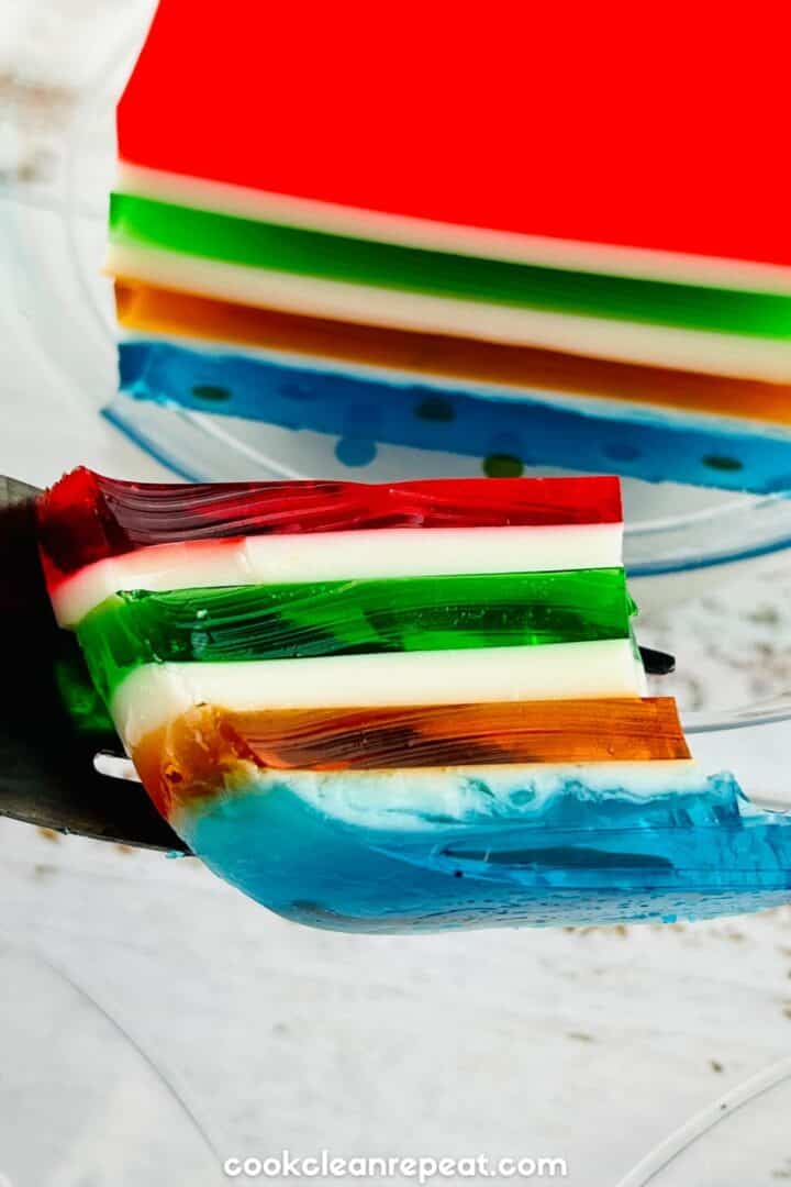 Jello Ribbon Salad Cook Clean Repeat