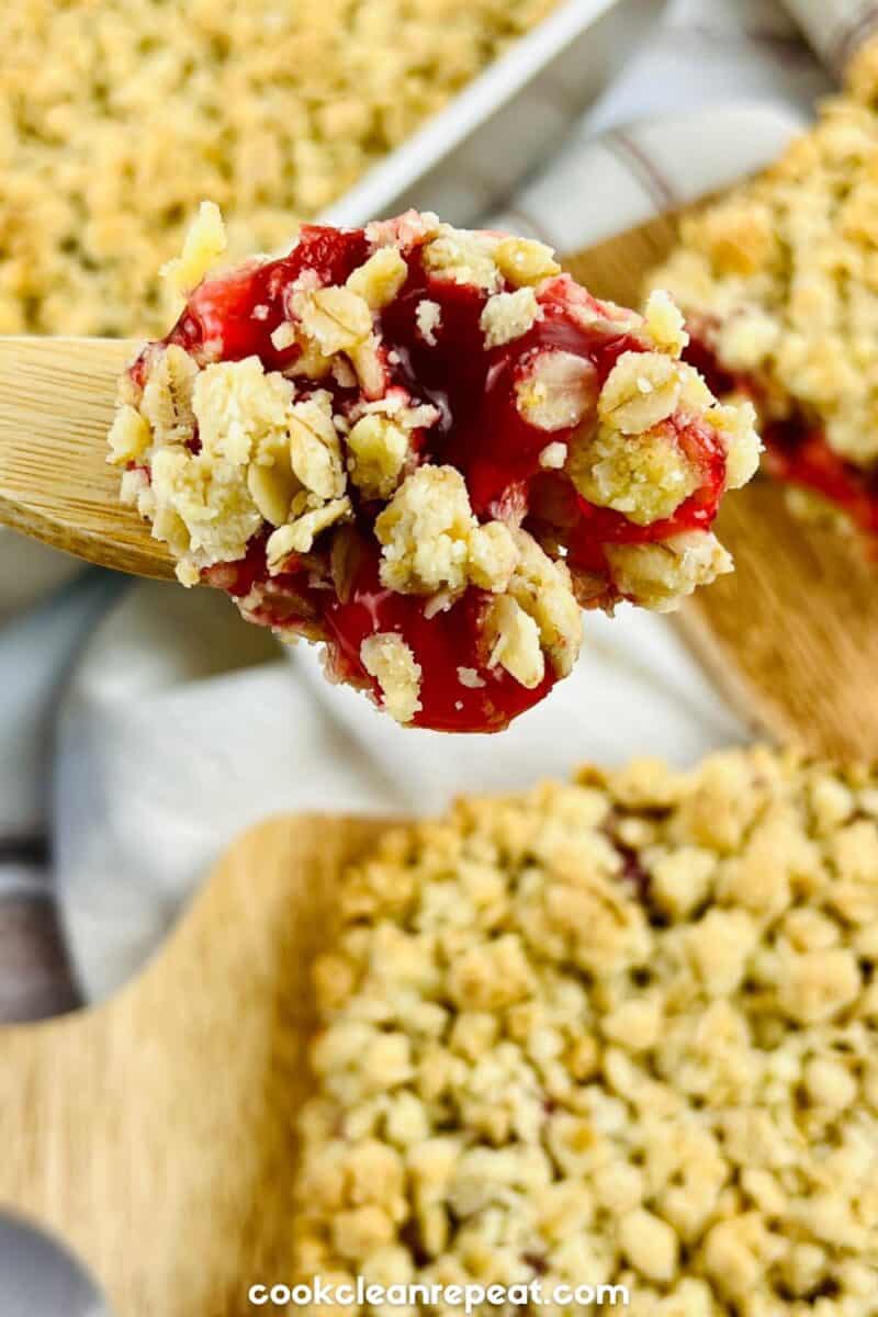 Cherry Bars with Cake Mix Cook Clean Repeat