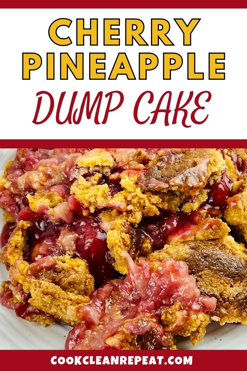 Cherry Pineapple Dump Cake - Feels Like Home™