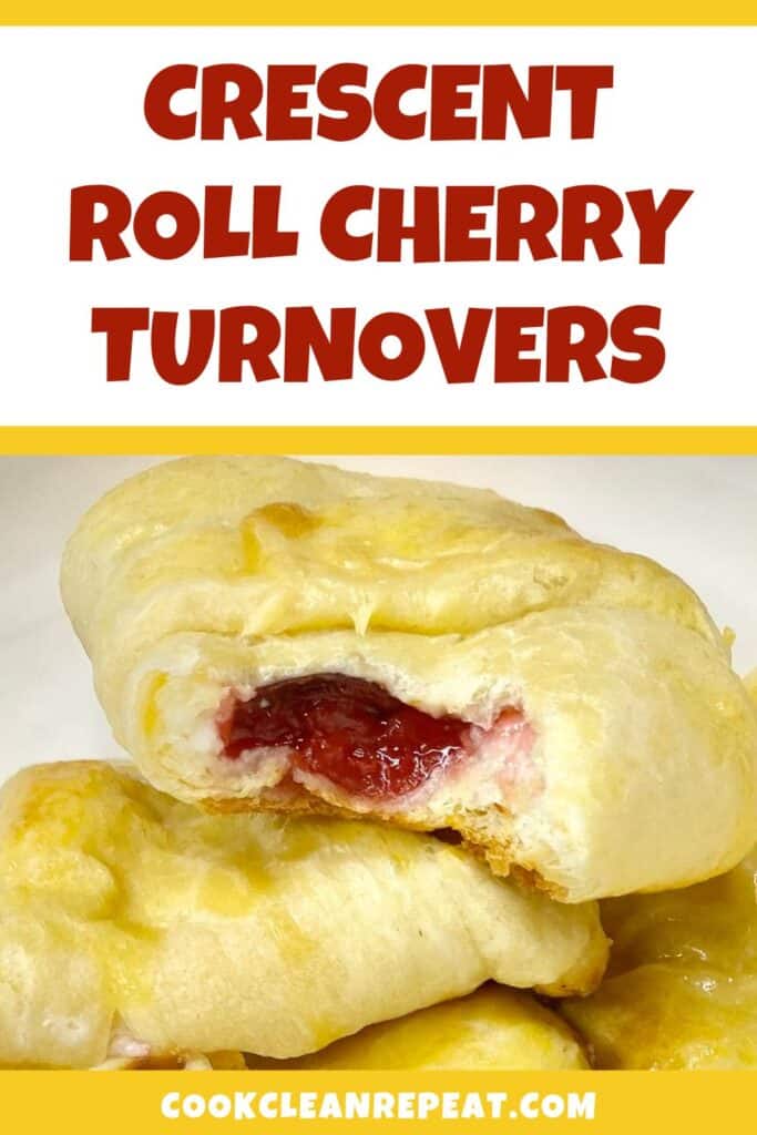 Crescent Roll Cherry Turnover - Cook Clean Repeat