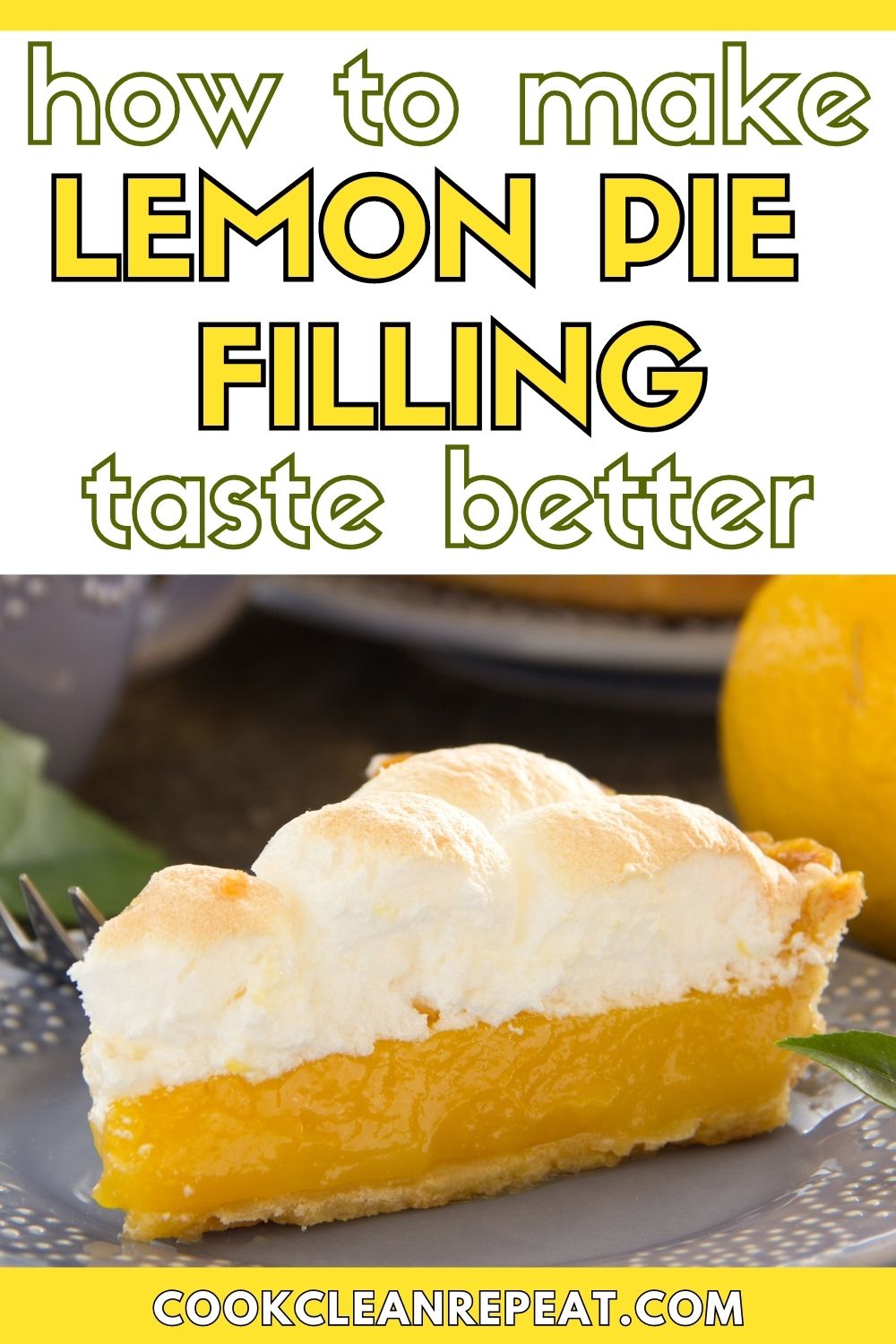 Pinterest image for How to Make Canned Lemon Pie Filling Taste Better
