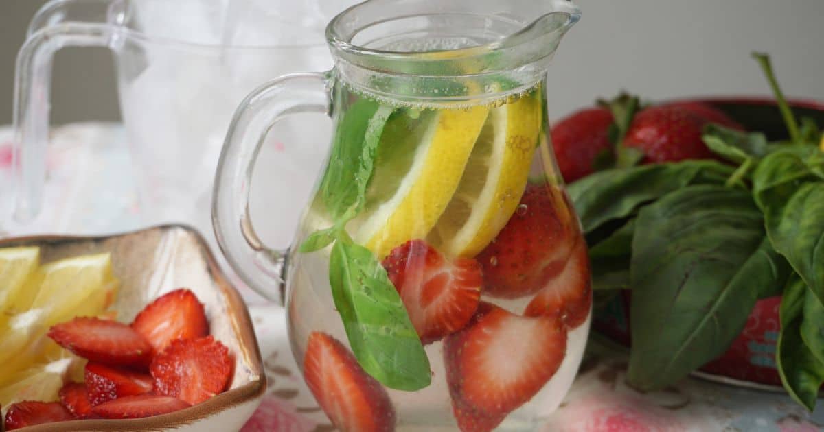 Strawberry Lemon Water Recipe Cook Clean Repeat
