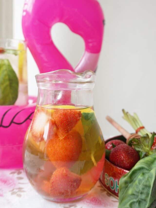 Strawberry Lemon Water Recipe Story