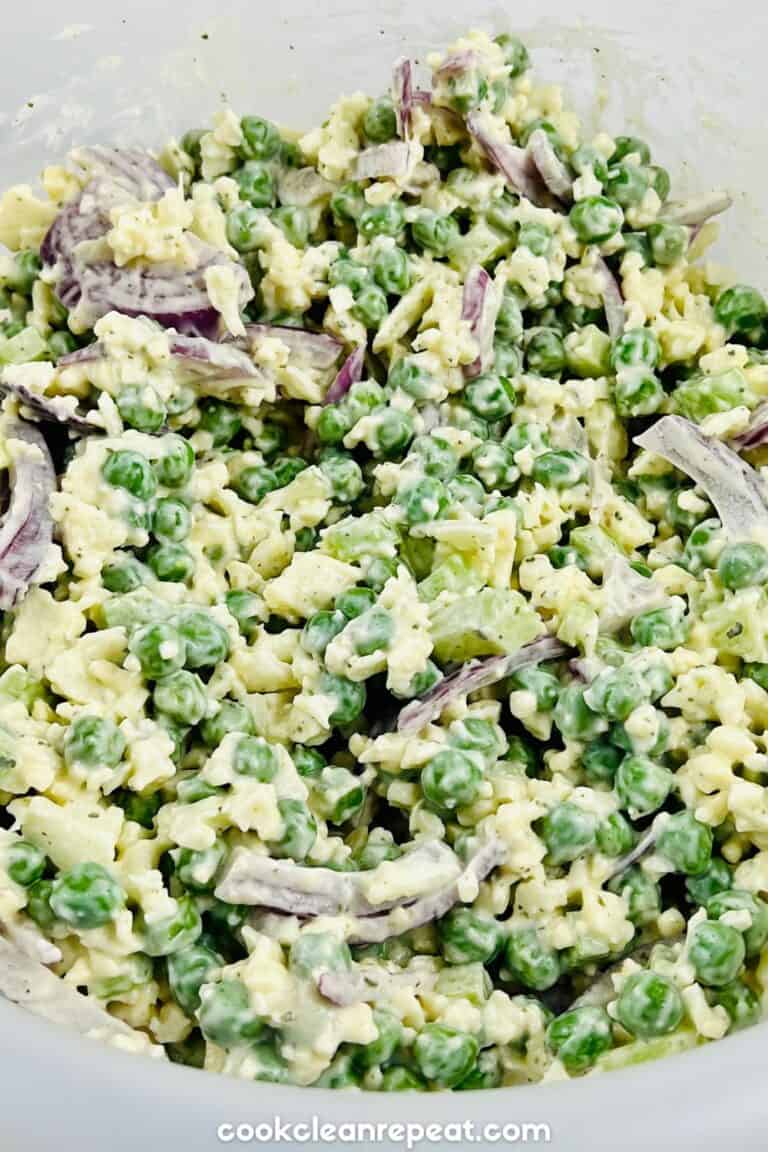 Cauliflower Pea Salad with Ranch Dressing Cook Clean Repeat