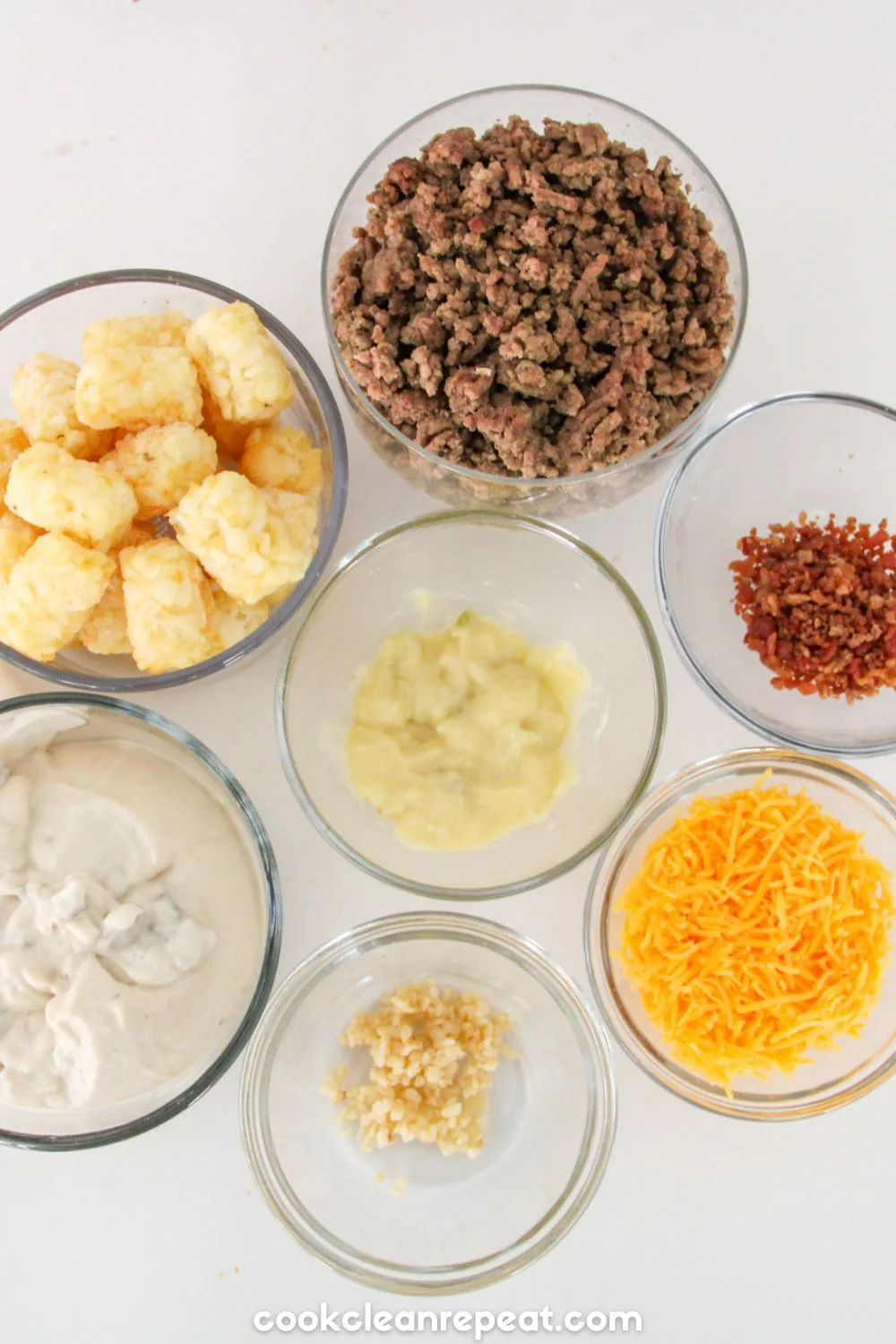 ingredients needed to make crockpot tater tot casserole