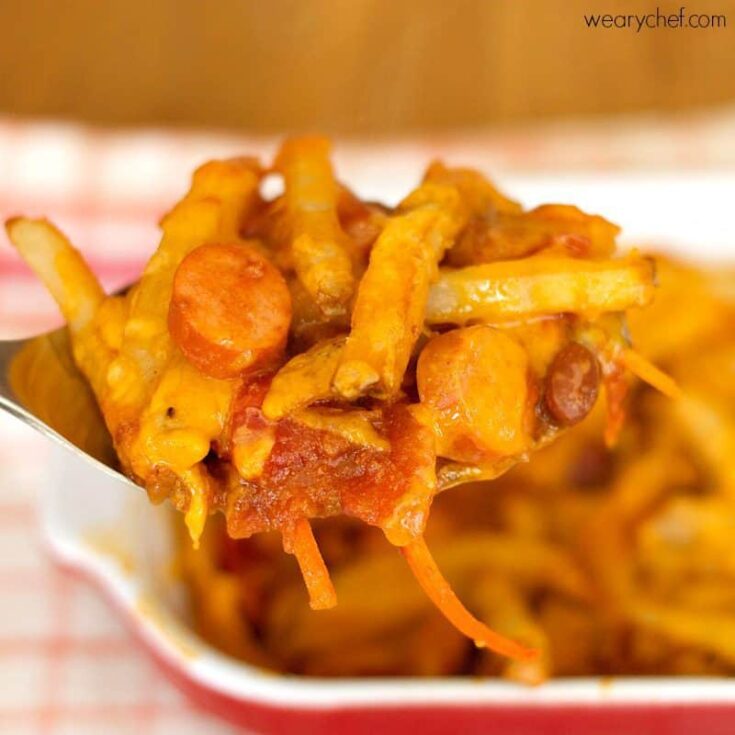 Image for Chili Dog Casserole with Cheese Fries