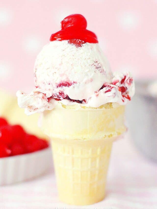 Cherry Cheesecake Ice Cream Recipe Story