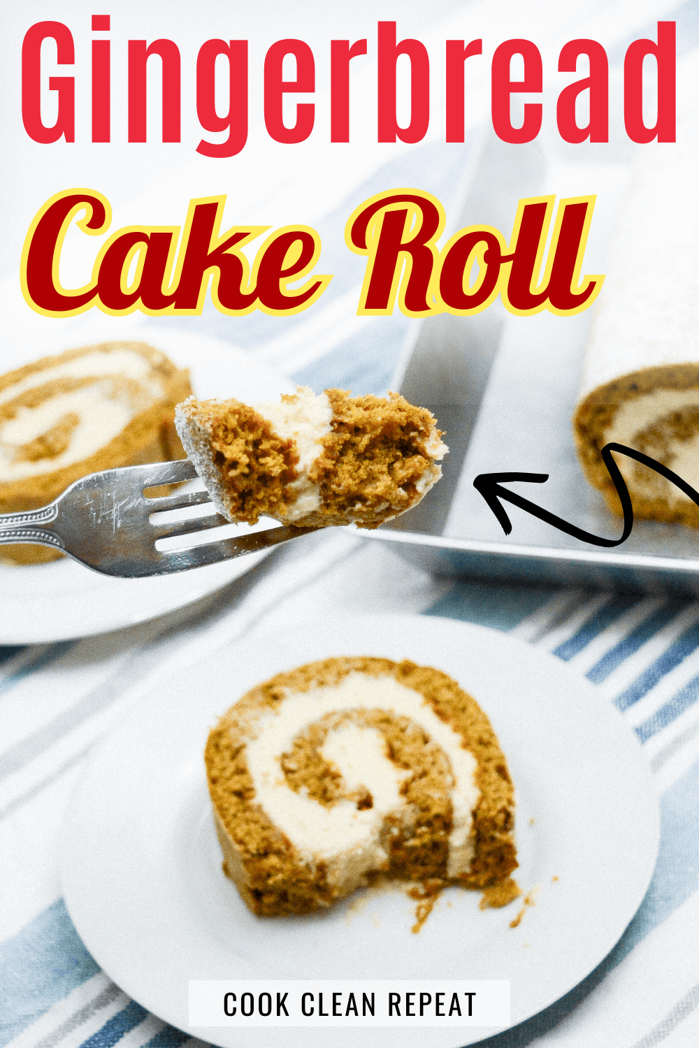 gingerbread cake roll recipe