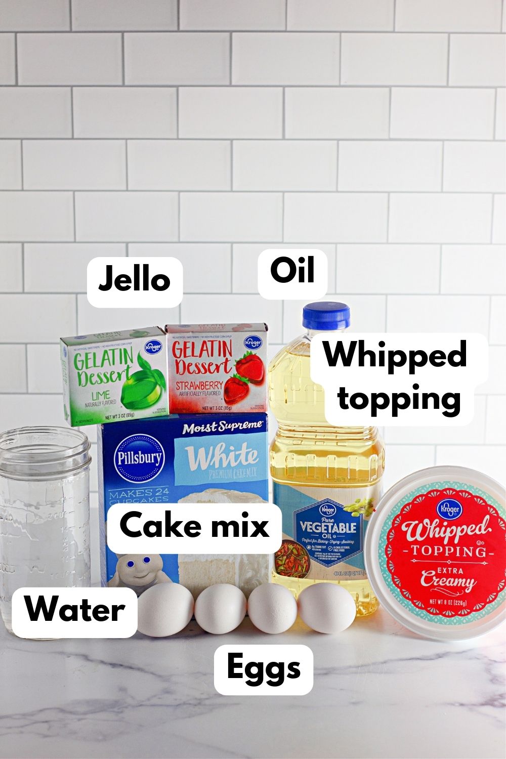 Jello cake recipe ingredients