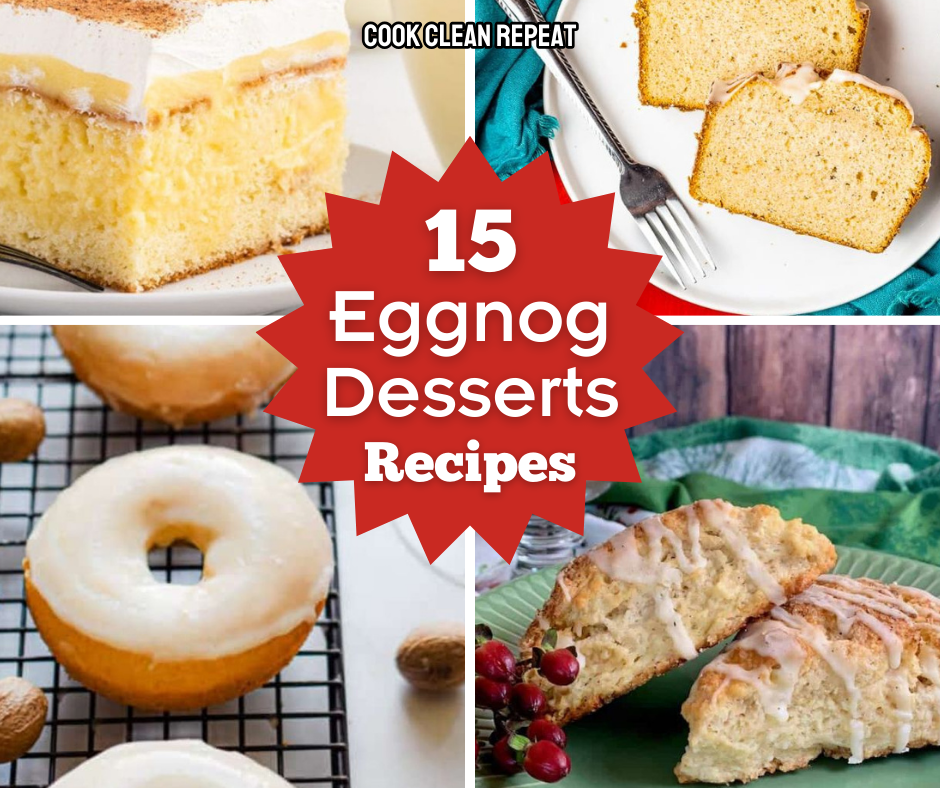 15 Eggnog Desserts