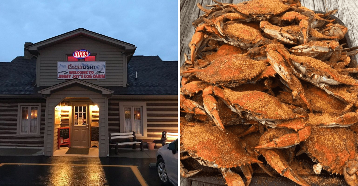 Hancock’s Jimmy Joy’s Log Cabin Inn Is A Maryland Favorite For Blue Crabs
