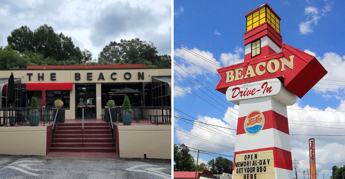 The Beacon Drive-In In Spartanburg, South Carolina Remains A Roadside Icon