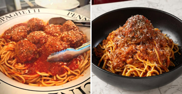 15 Restaurant Chains Known For The Best Spaghetti & Meatballs In America