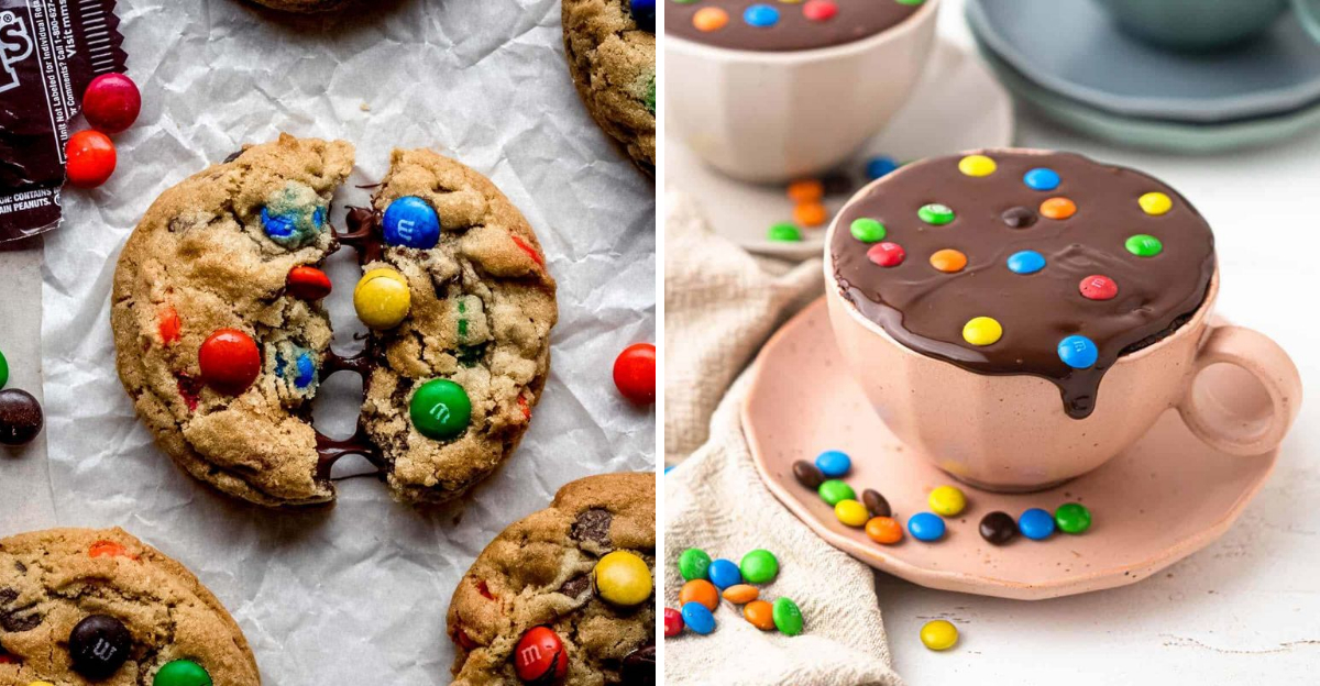15 Desserts Made With M&M Candies