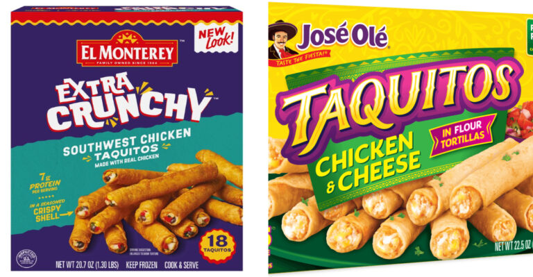 15 Frozen Chicken Taquito Brands That Stand Out In Grocery Aisles