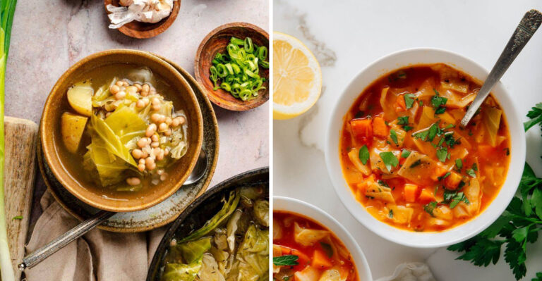 17 Comforting Soup Recipes Using A Full Head Of Fresh Cabbage