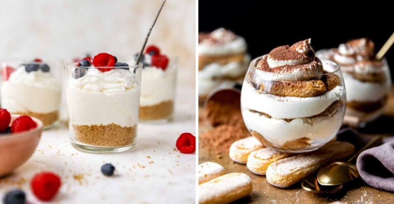 18 Dessert Cups Using Creams, Crumbs, And Fillings
