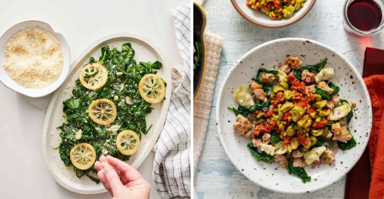 18 Spinach Side Dish Recipes For Cooked And Baked Dishes