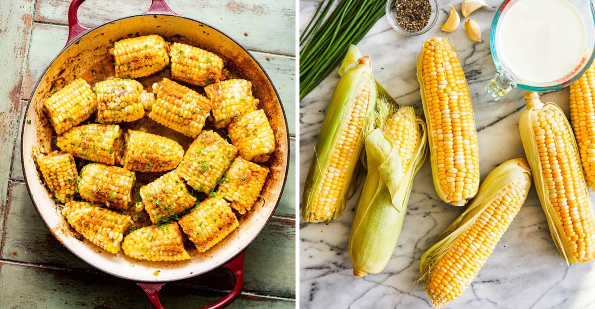 Next Time Corn On The Cob Boils, Add These 2 Ingredients To The Water