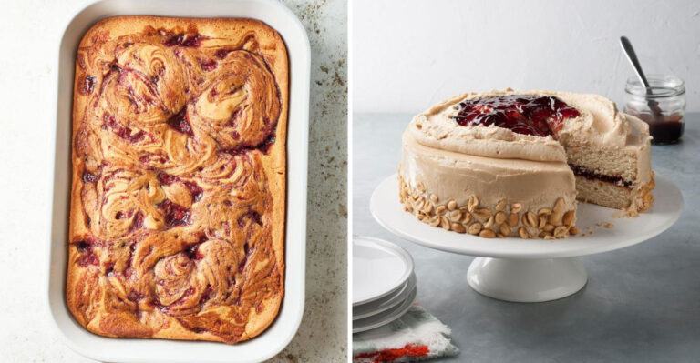 These 20 PB&J Desserts Bring Back Childhood Flavors