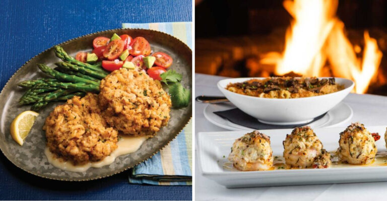 10 Chain Restaurants Serving Jumbo Crab Cakes With Butter Sauce