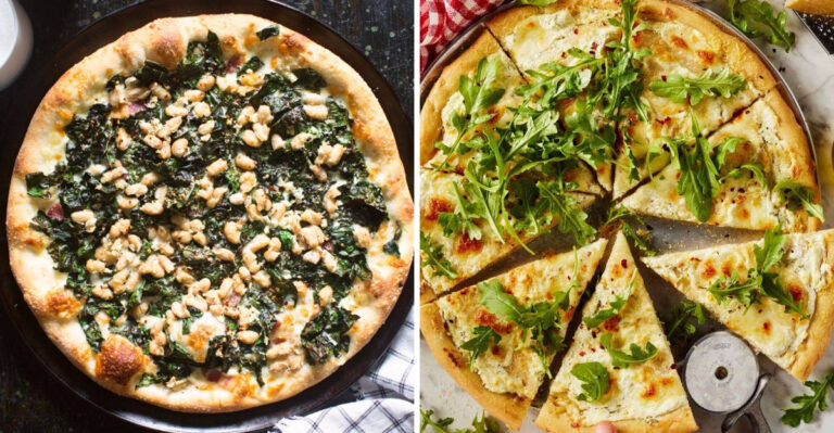 18 Pizzas That Rethink Cheese And Red Sauce